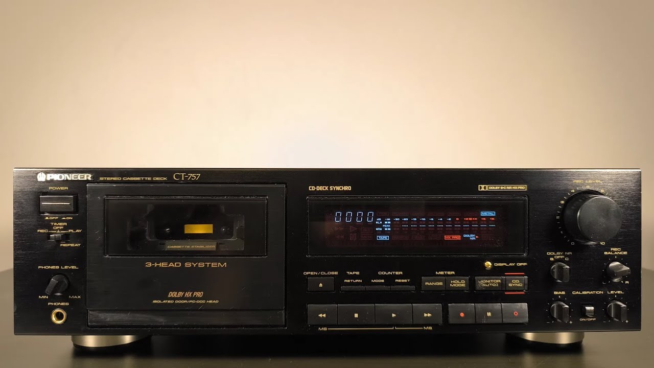#0076 Pioneer CT-757 Cassette Deck