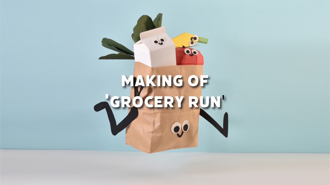 Grocery Run Papermation | Stop-motion Animation | Behind the Scenes
