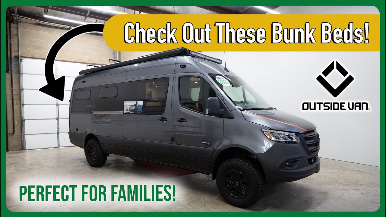 Seat 4 / Sleep 4 Adventure Van! | 2025 Outside Van Approach