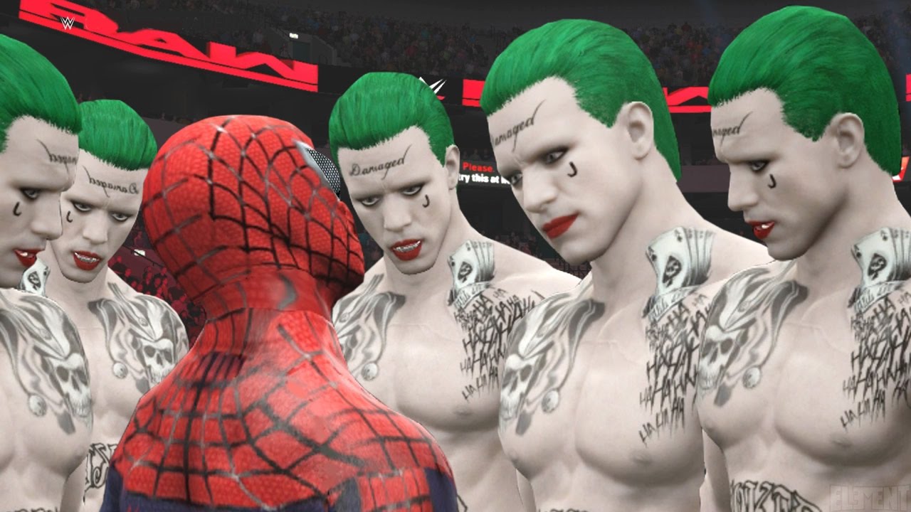 SPIDERMAN vs JOKER ARMY - WWE 2K EPIC BATTLE 💥