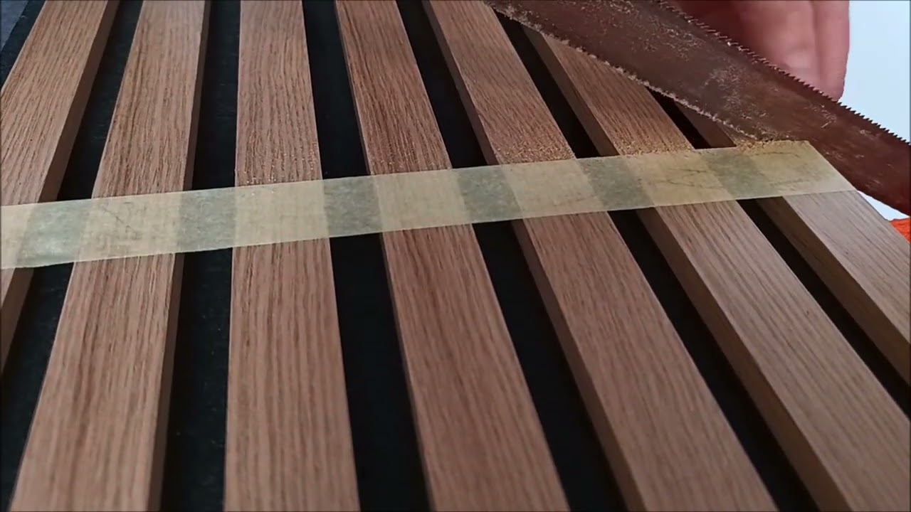 Jak dociąć i przykleić lamele na filcu  🔨