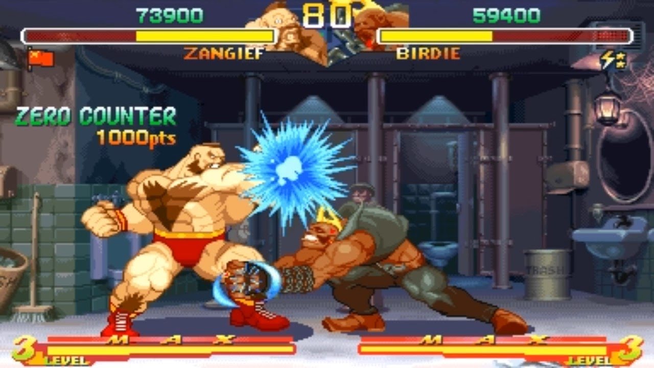 [TAS] Zangief VS Birdie (Street Fighter Zero 2)