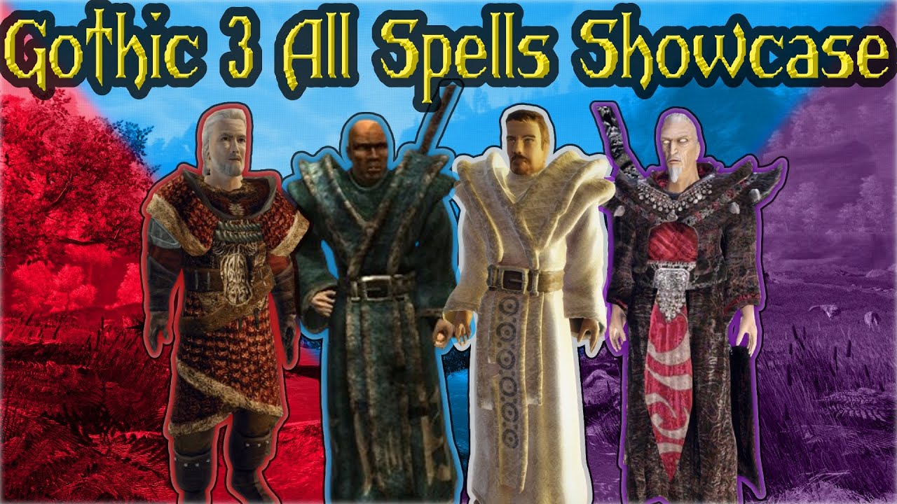 Gothic 3 All Spells Showcase #gothic #gaming #spells #magic
