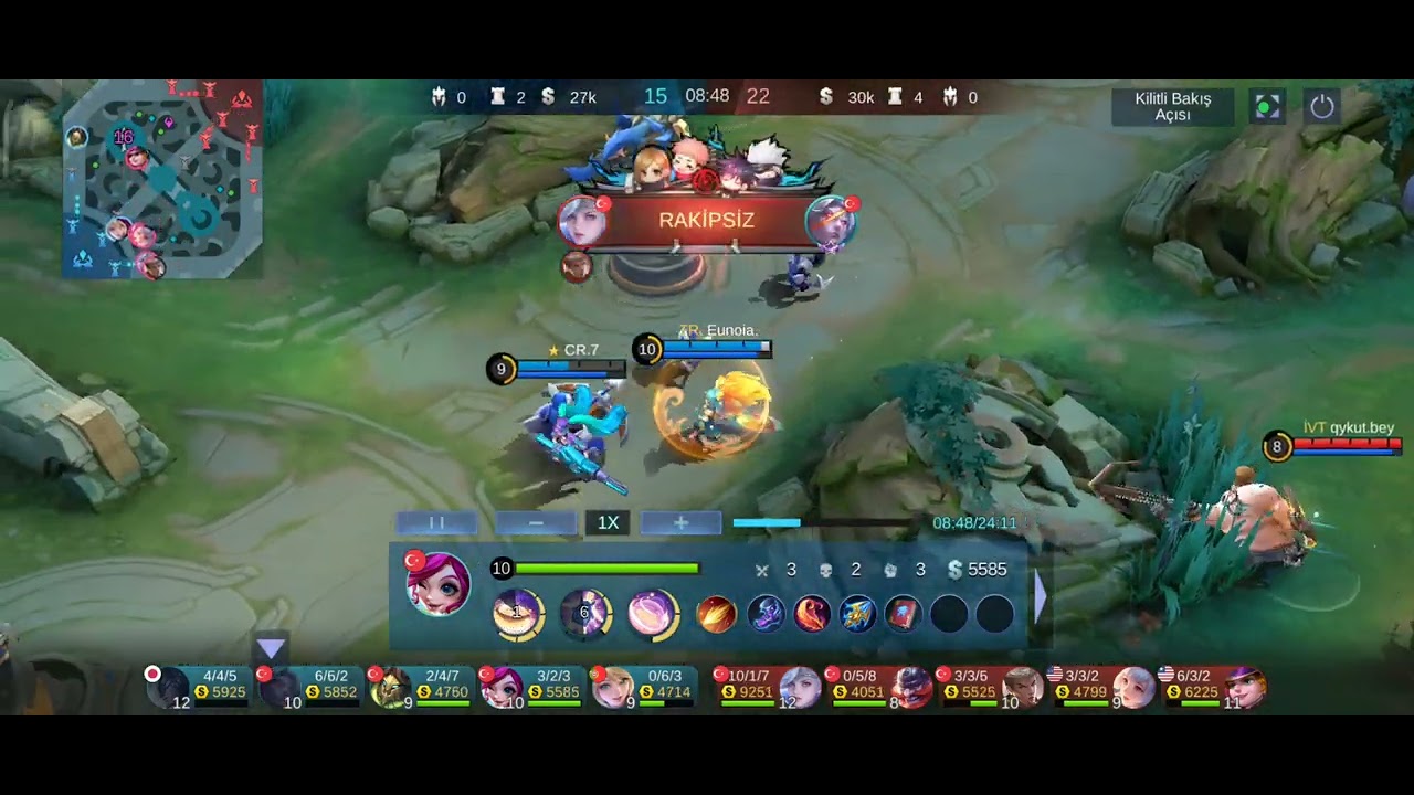 Nana gameplay in ranked match