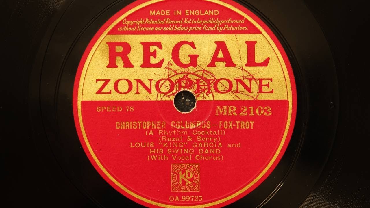 Louis 'King' Garcia and His Swing Band - Christopher Columbus