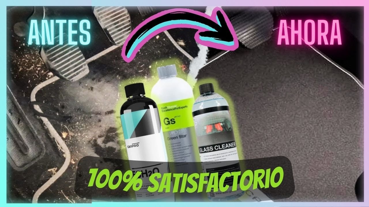 ¿Cómo LIMPIAR TU COCHE con SÓLO TRES PRODUCTOS?