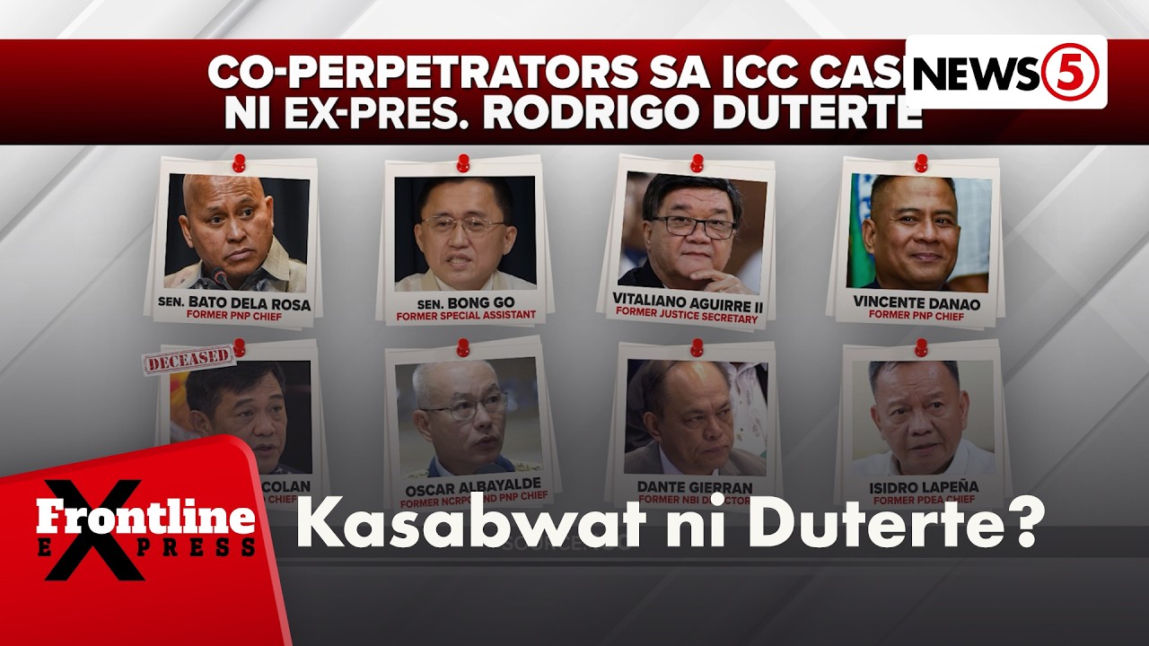 ICC, inilabas ang listahan ng mga umano’y kasabwat ni FPRRD | Frontline Express