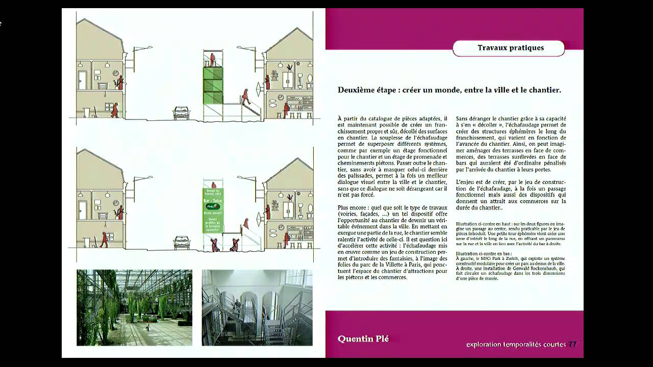 Colloque Quel Chantier! - E. Seidlitz - La Rue &laquo; Enchanti&eacute;e &raquo;