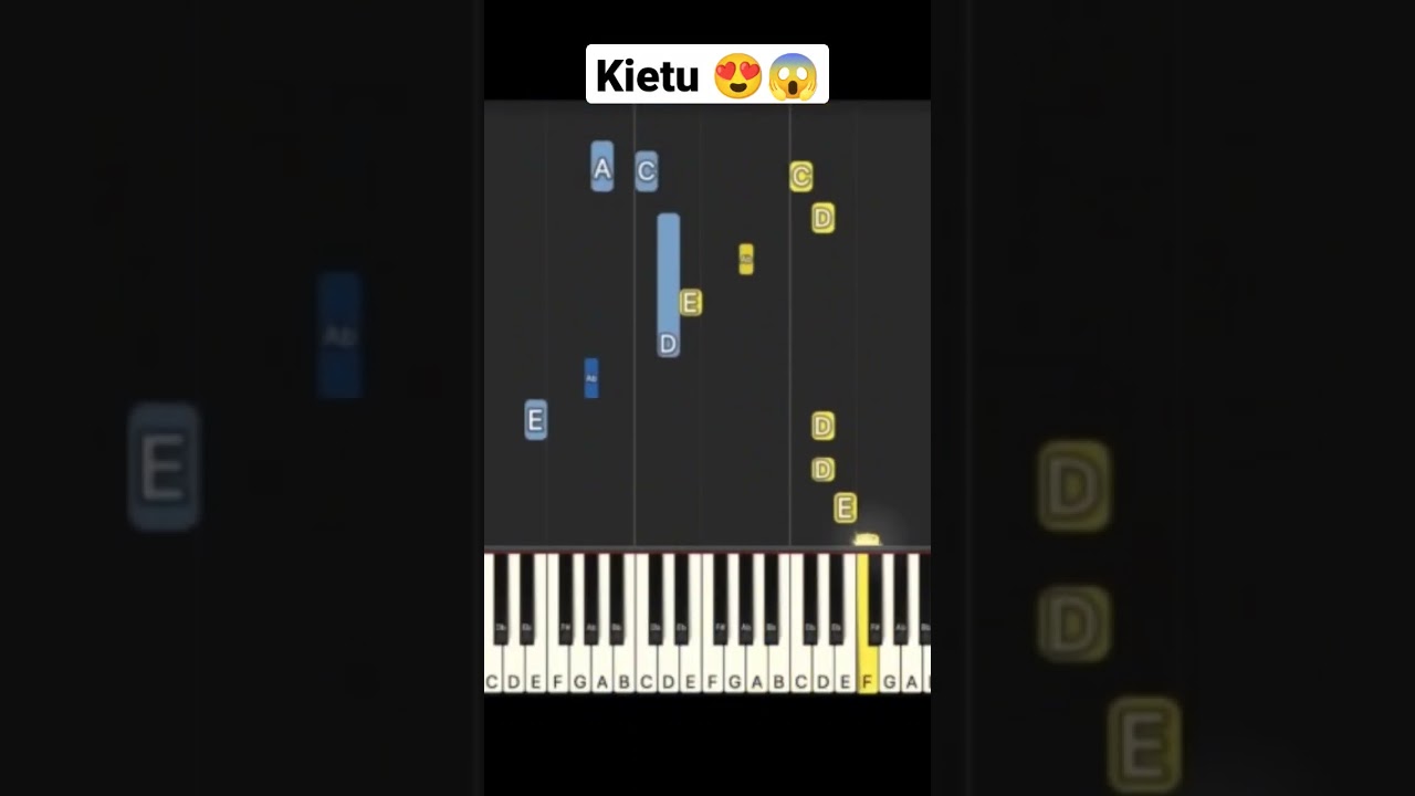 Damso - Kietu INSTRU FACILE !! extrait 😱😍 Piano tuto