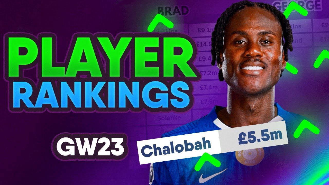 FPL PLAYER RANKINGS 📈 | GAMEWEEK 23 | Fantasy Premier League Tips 2025/26