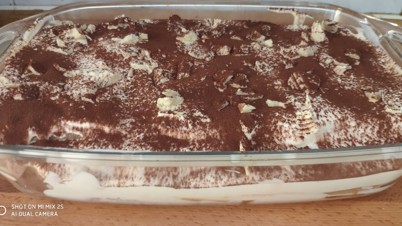 Tiramisù al cioccolato bianco