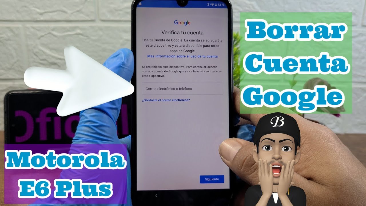 Cómo Eliminar Bloqueo Cuenta Google En Android 9.0 Motorola Moto E6 Plus