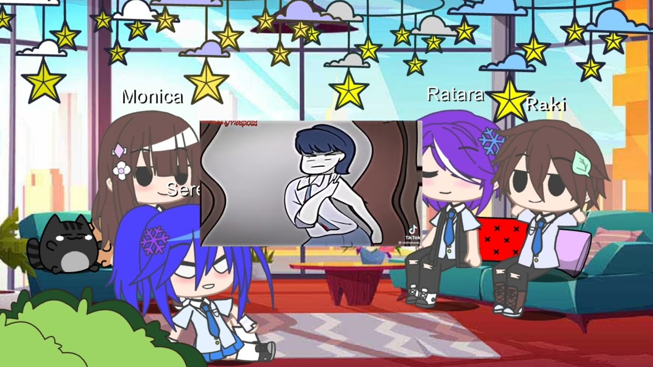 Dasi gantung react to edits✨||Ratara x serena💜💙||monica x raki🤎🤍||by °Ecahh°