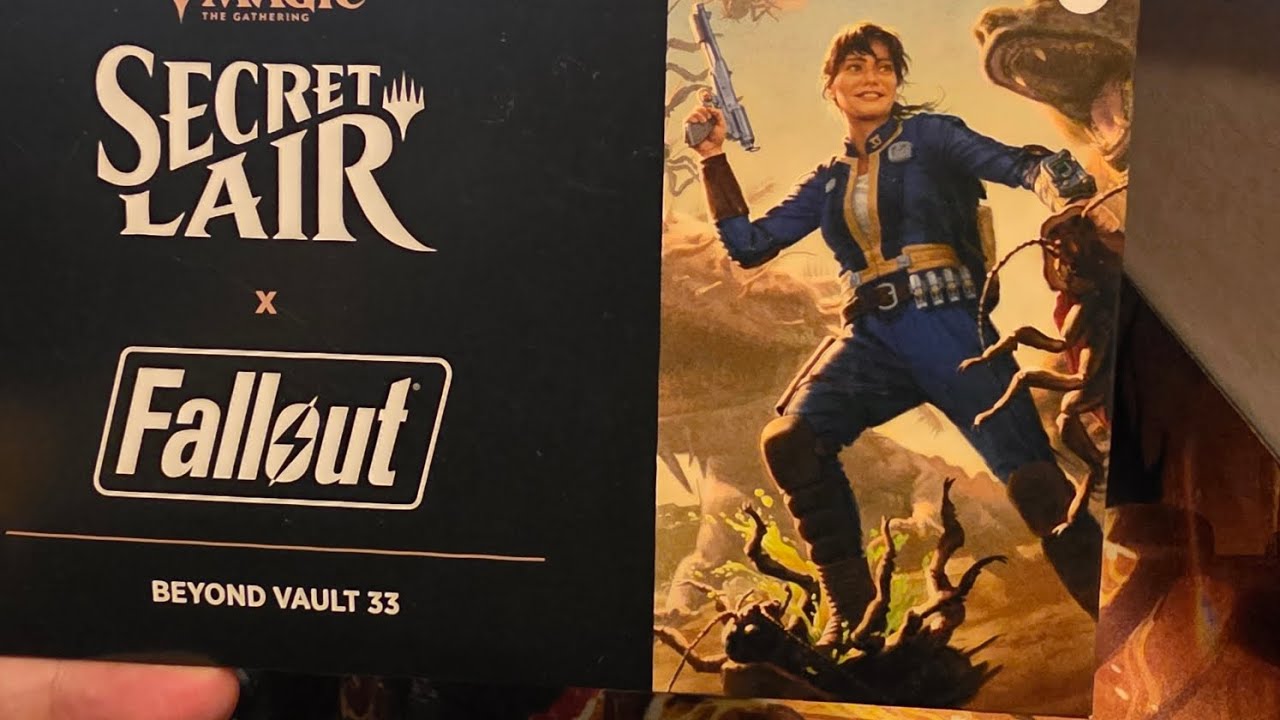 Распаковка MTG Secret Lair x Fallout: Beyond Vault 33!