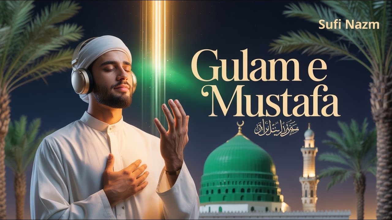 Gulam-e-Mustafa ﷺ | Heart Touching Islamic Sufi Nazm | Mohabbat-e-Rasool ﷺ