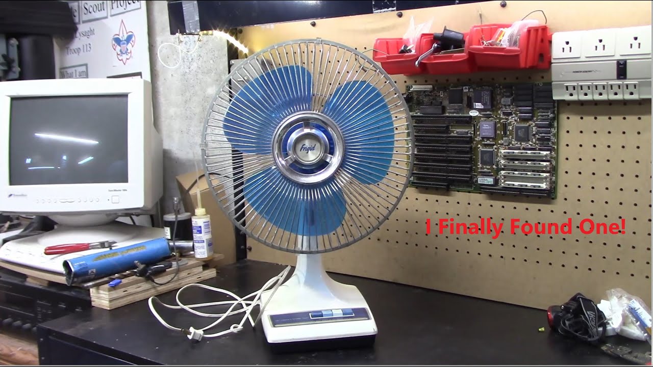 Vintage Frigid Table Fan Clean and Service