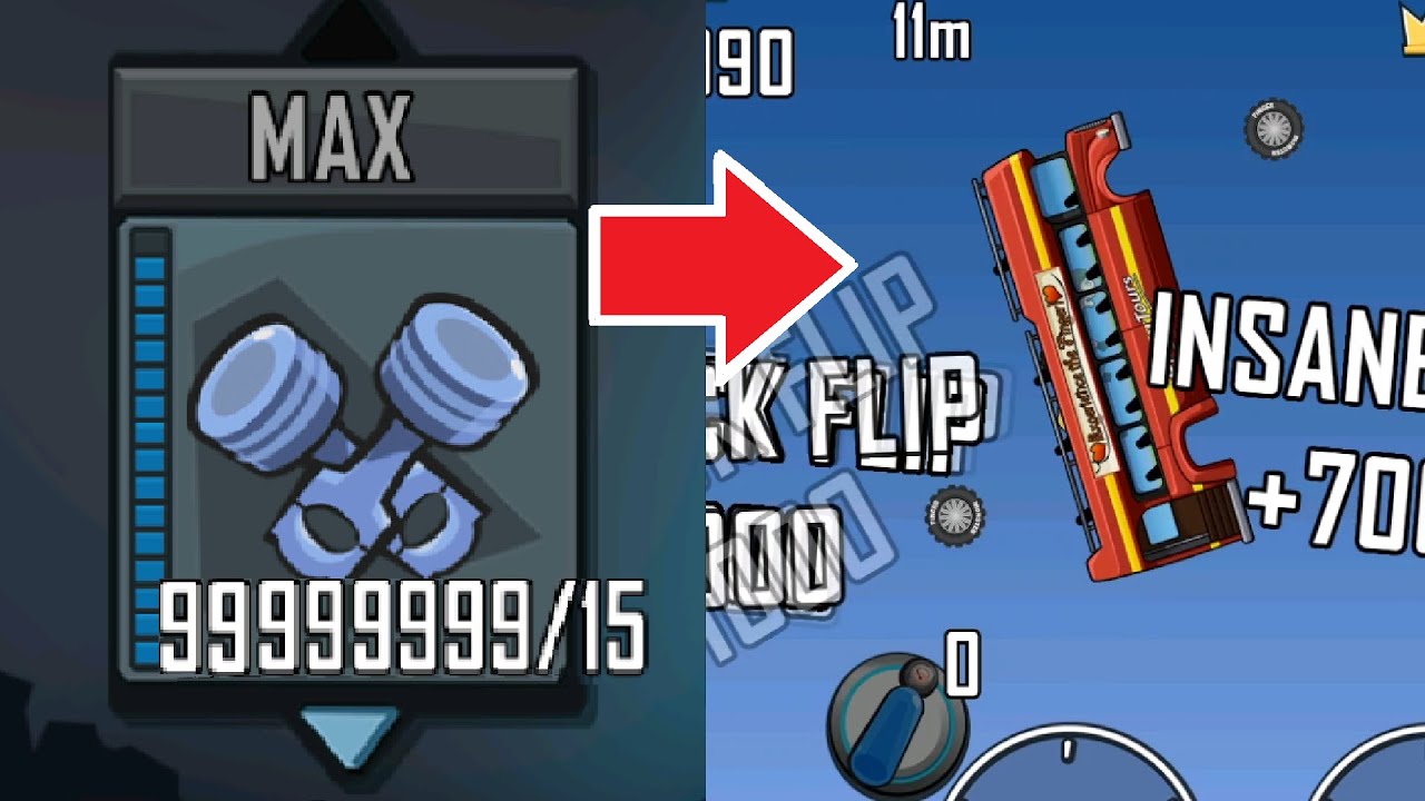 UPGRADE HACK IN HILL CLIMB RACING