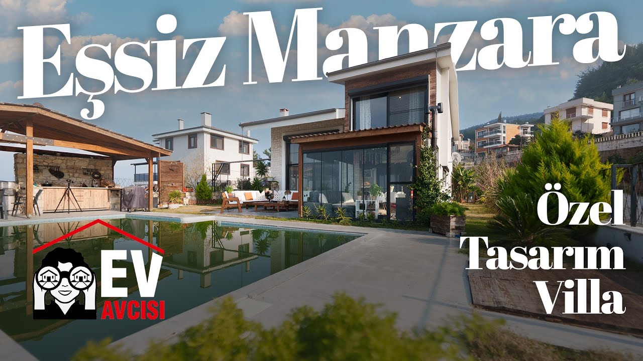 Eşsiz Manzaraya Sahip Özel Tasarım Müstakil Villa | Kuşadası Satılık Villa