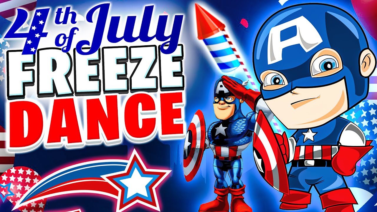 4th of July Brain Break | Freeze Dance | Just Dance |  Brain Breaks for kids | Danny Go