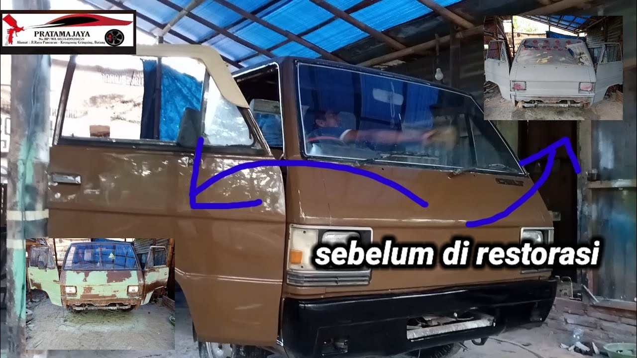 Restorasi mobil tua L300||seperti baru lagi!!!#l300 #l300pickup
