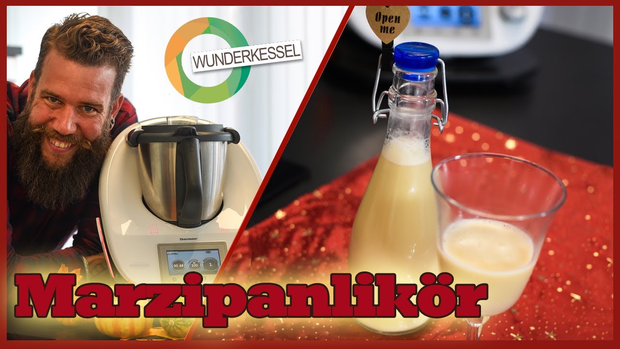 Cremiger Marzipanlikör - Thermomixrezepte aus dem Wunderkessel