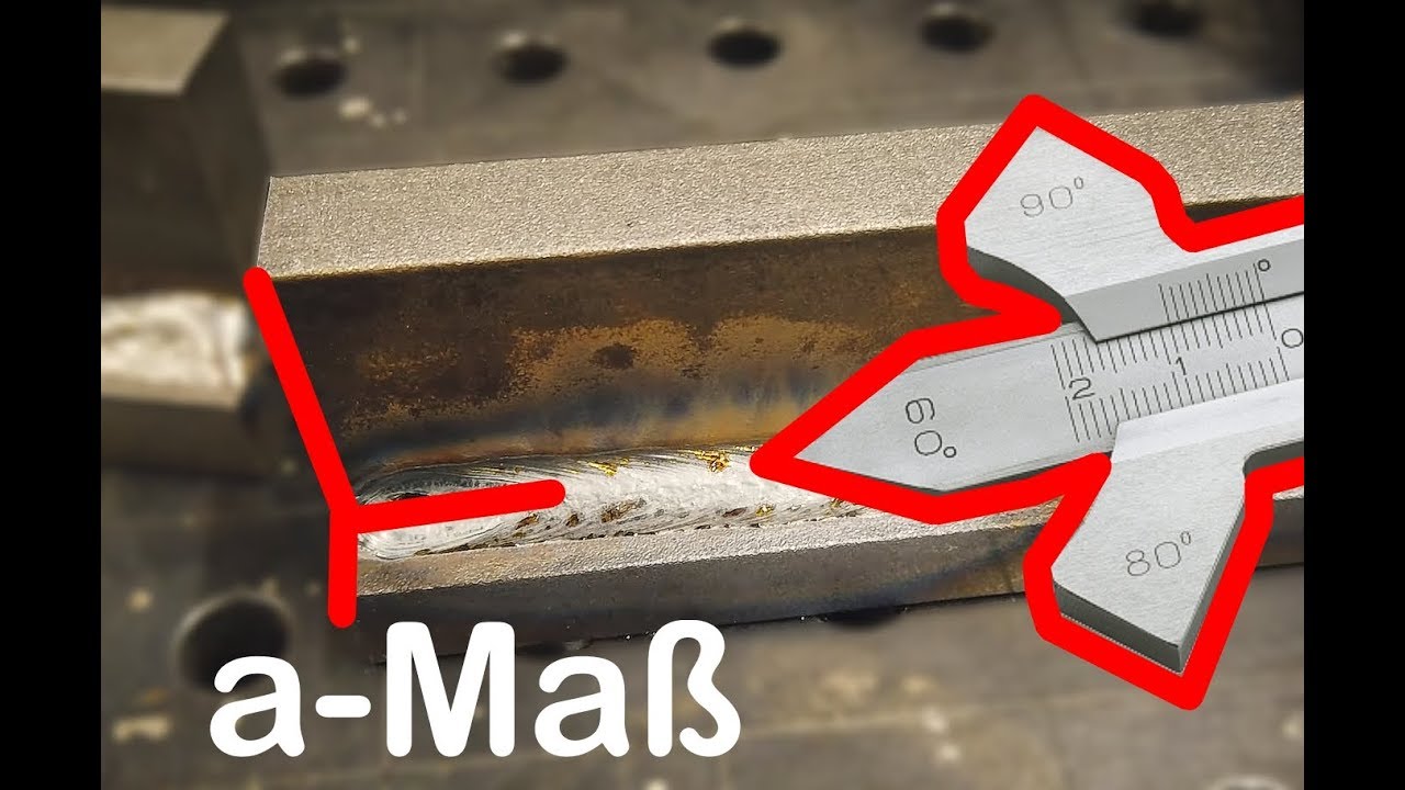 Kehlnaht schwei&szlig;en a-Ma&szlig;, wie funktioniert das?
