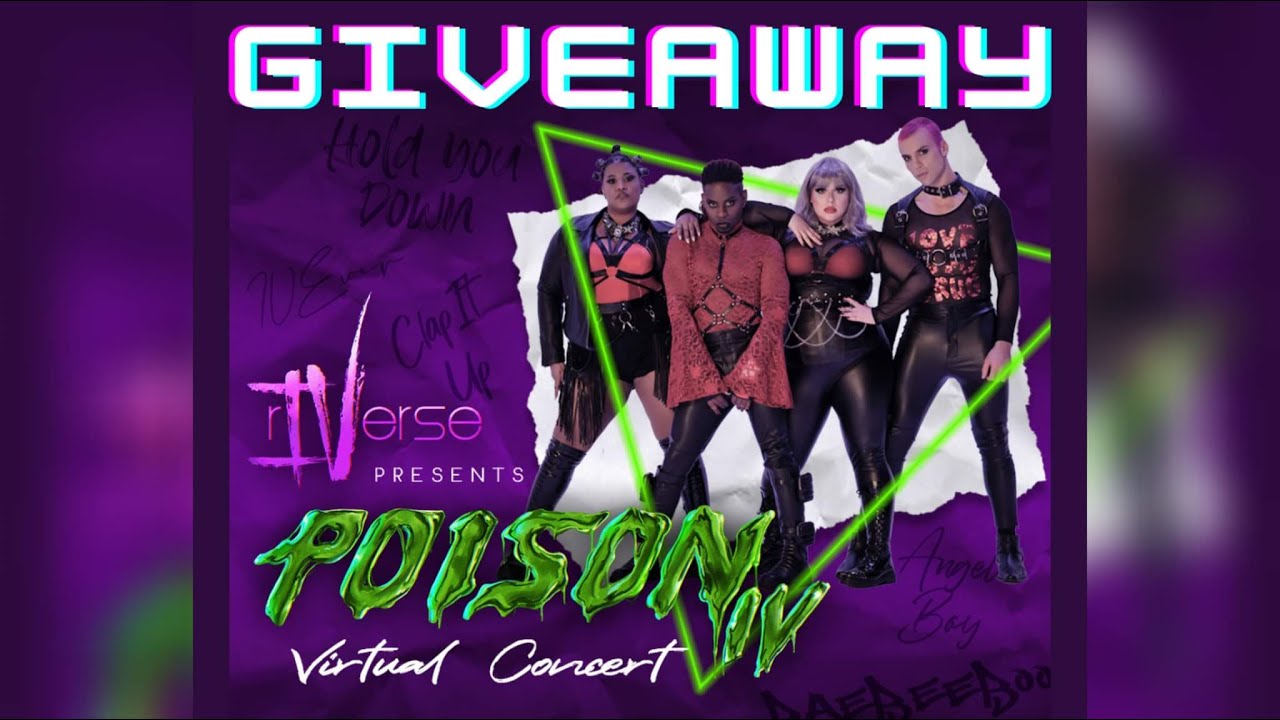 💫 TICKET GIVEAWAY 💫 - 5 Free Tickets to our Poison IV Virtual Concert!
