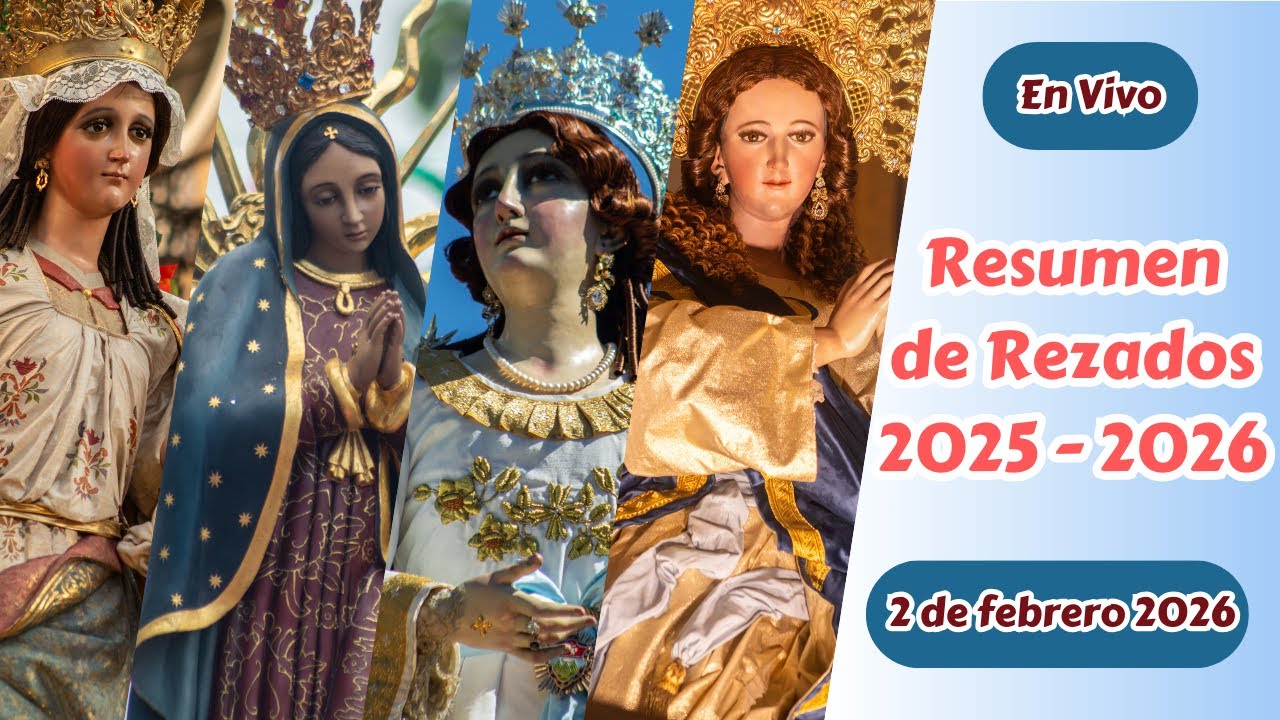 Resumen de Rezados 2025 - 2026 | Procesiones Festivas de Guatemala