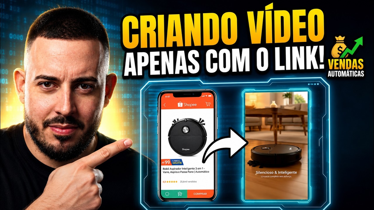 Essa IA Transformou um Simples Link em um V&iacute;deo Completo
