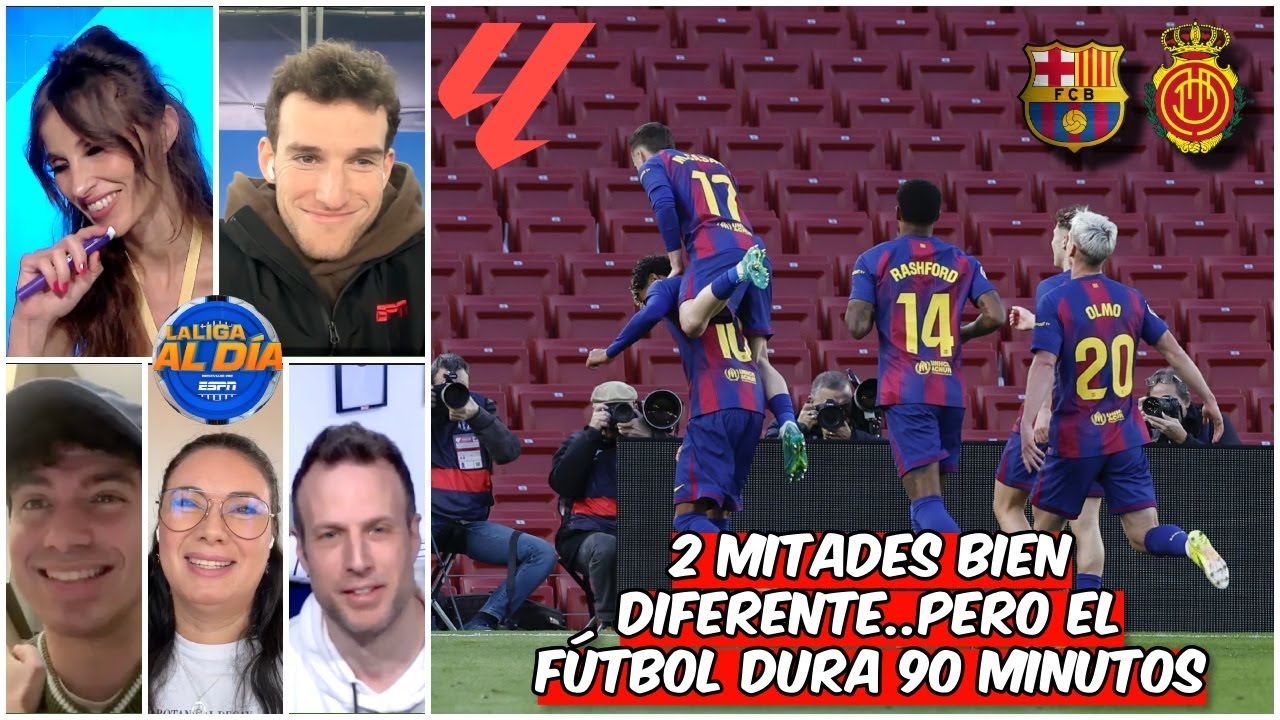 El BARCELONA PREOCUPÓ en la PRIMERA MITAD pero DESPUÉS APARECIERON los GENIOS | La Liga Al Día