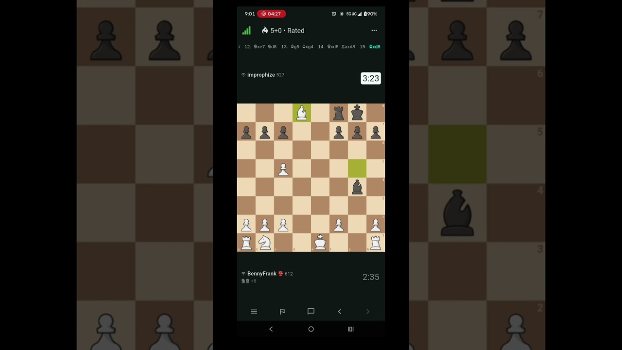 Calm Chess Match — Intense Endgame Ends in Stalemate ♟️ @ZenTransit 