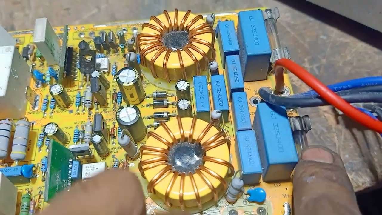 class TD amplifier  reparing