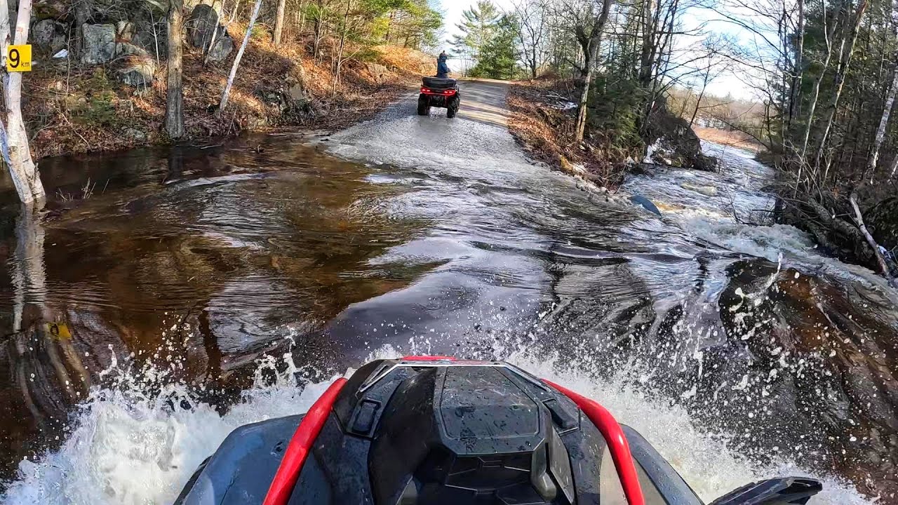 Flood Water Ride Testing Stock Exhaust MOD (Can-Am Gen 3 Outlander)