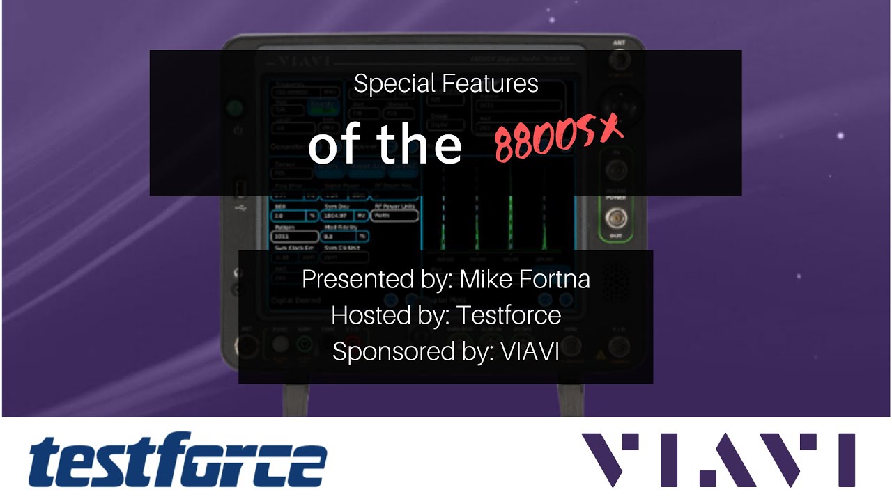 Special Features of the 8800SX Radio Test Set