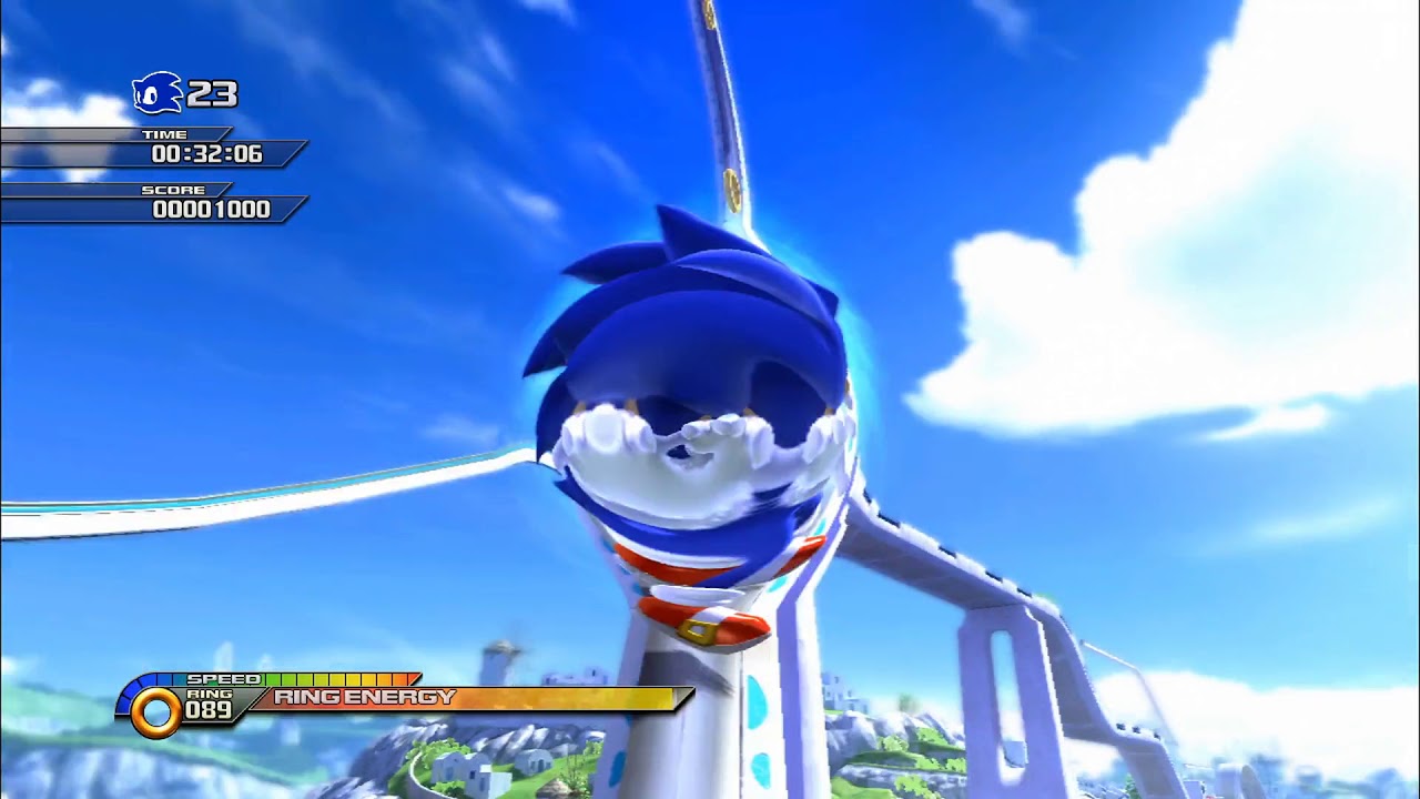Sonic Unleashed Apotos Act2 Speed Run 1:01.65