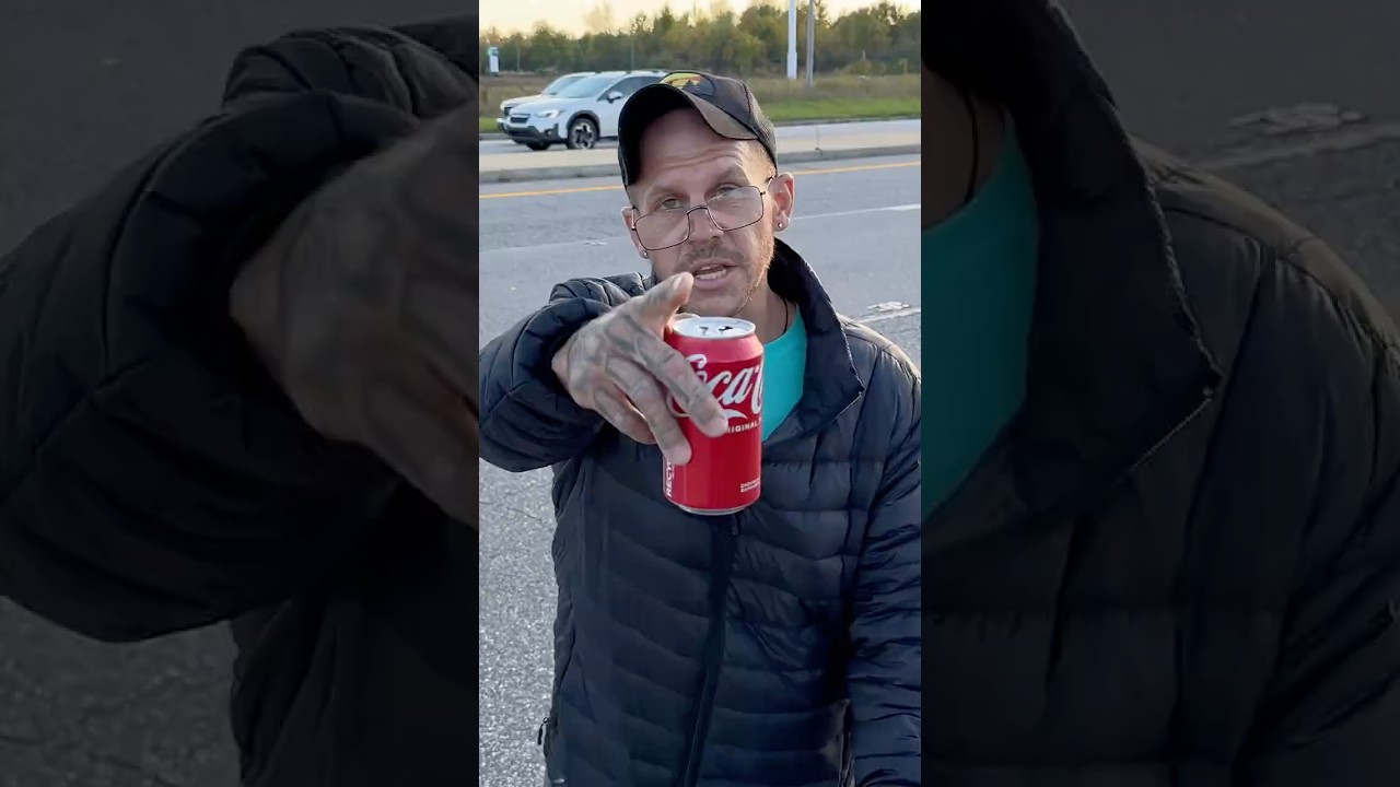 Shoplifter On Bike Caught Stealing Coca-Cola