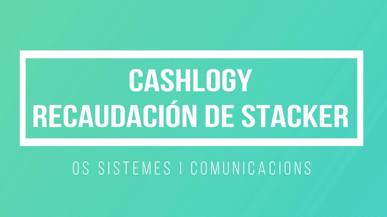 COMO HACER LA RECAUDACI&Oacute;N DEL CASHLOGY CON TPV-POS