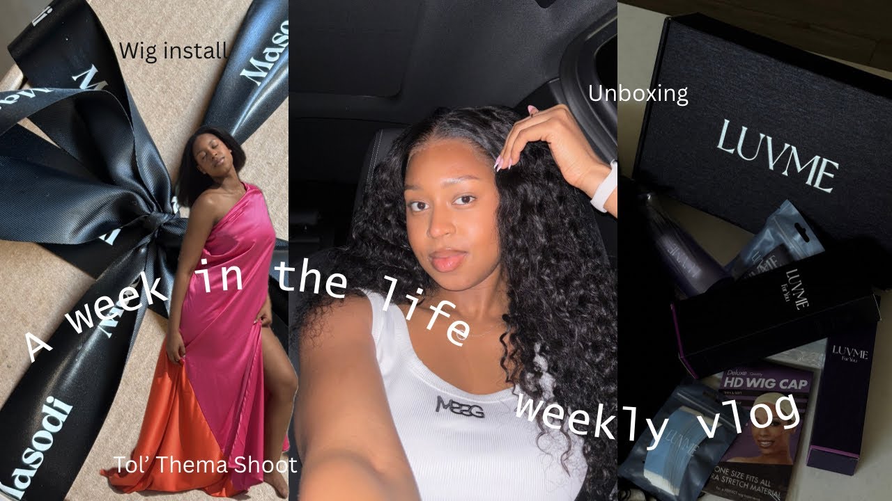 weekly vlog|| unboxing LUVME , haul, photoshoot 