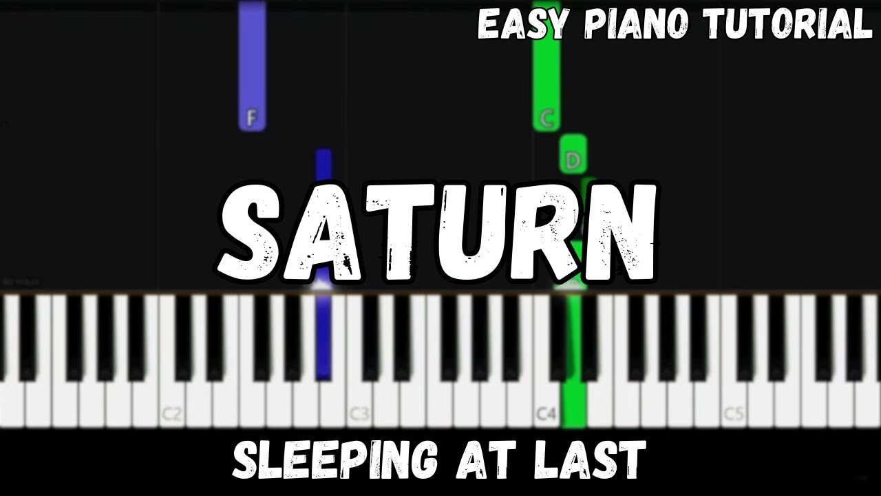 Sleeping at Last - Saturn (Easy Piano Tutorial)