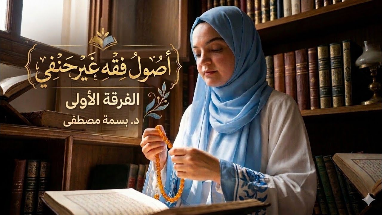أصول فقه غير حنفي | الفرقة الأولى | المحاضرة الاولي 