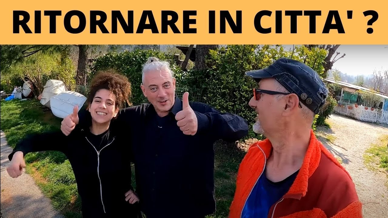 La famiglia che vive in campeggio