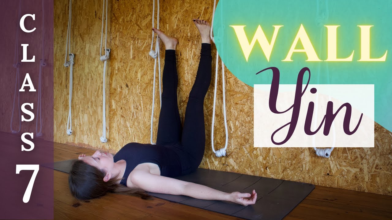 60-min Legs up the Wall Yin | Yoga for Tired Legs w/ Gentle Yoga at the Wall (Yin Yoga Challenge 7)