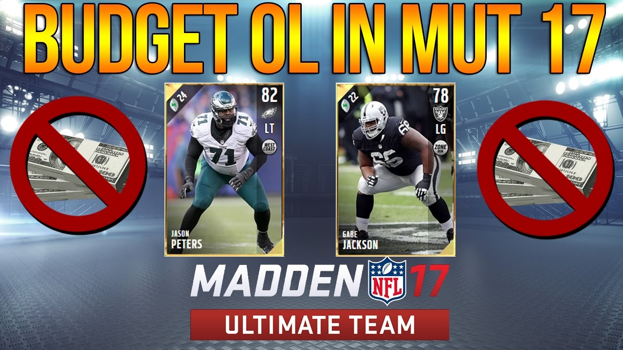 MUT 17 |  Top 5 BUDGET OL | Madden 17 Ultimate Team