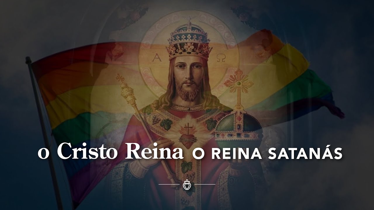 Quitaron a Cristo de los tronos… y el demonio ocupó su lugar