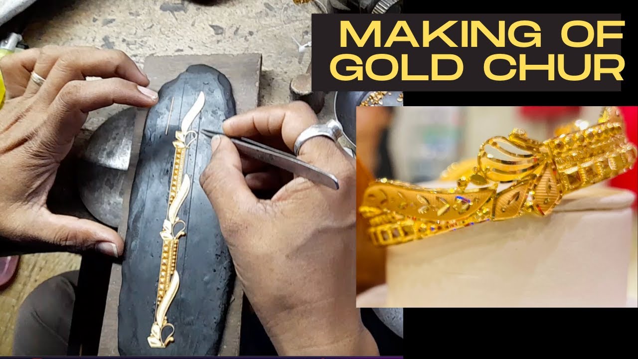 Making Of Gold Chur| 22kt Hallmark Gold