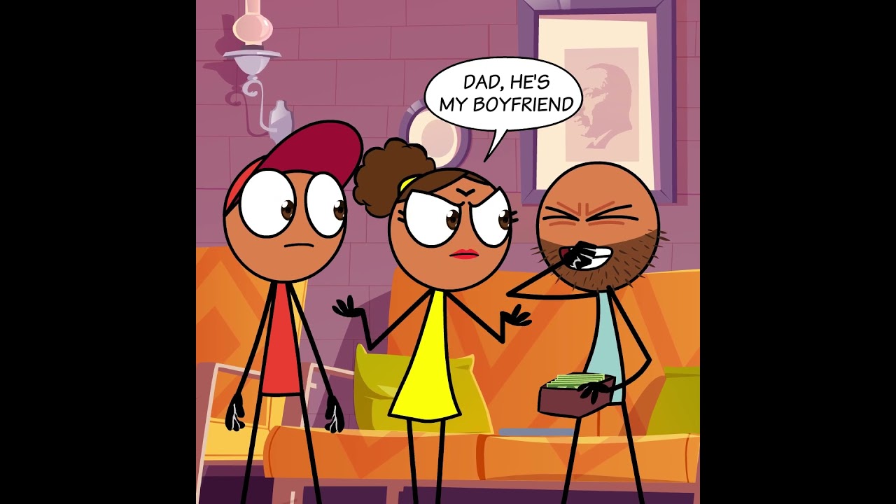 Dad's a savage! 😂😂 sound: @LongBeachGriffy ... #animationmeme #couplecomedy #2danimation #2d