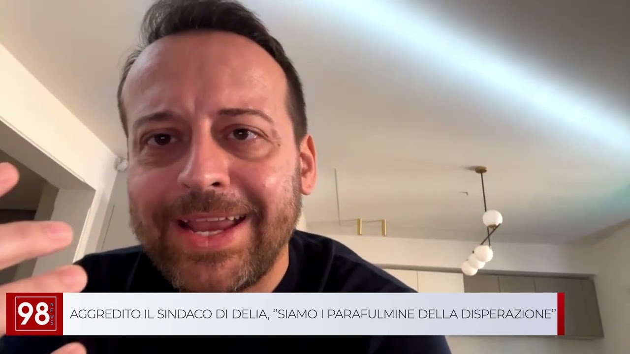 AGGREDITO IL SINDACO DI DELIA, ‘’SIAMO I PARAFULMINE DELLA DISPERAZIONE’’