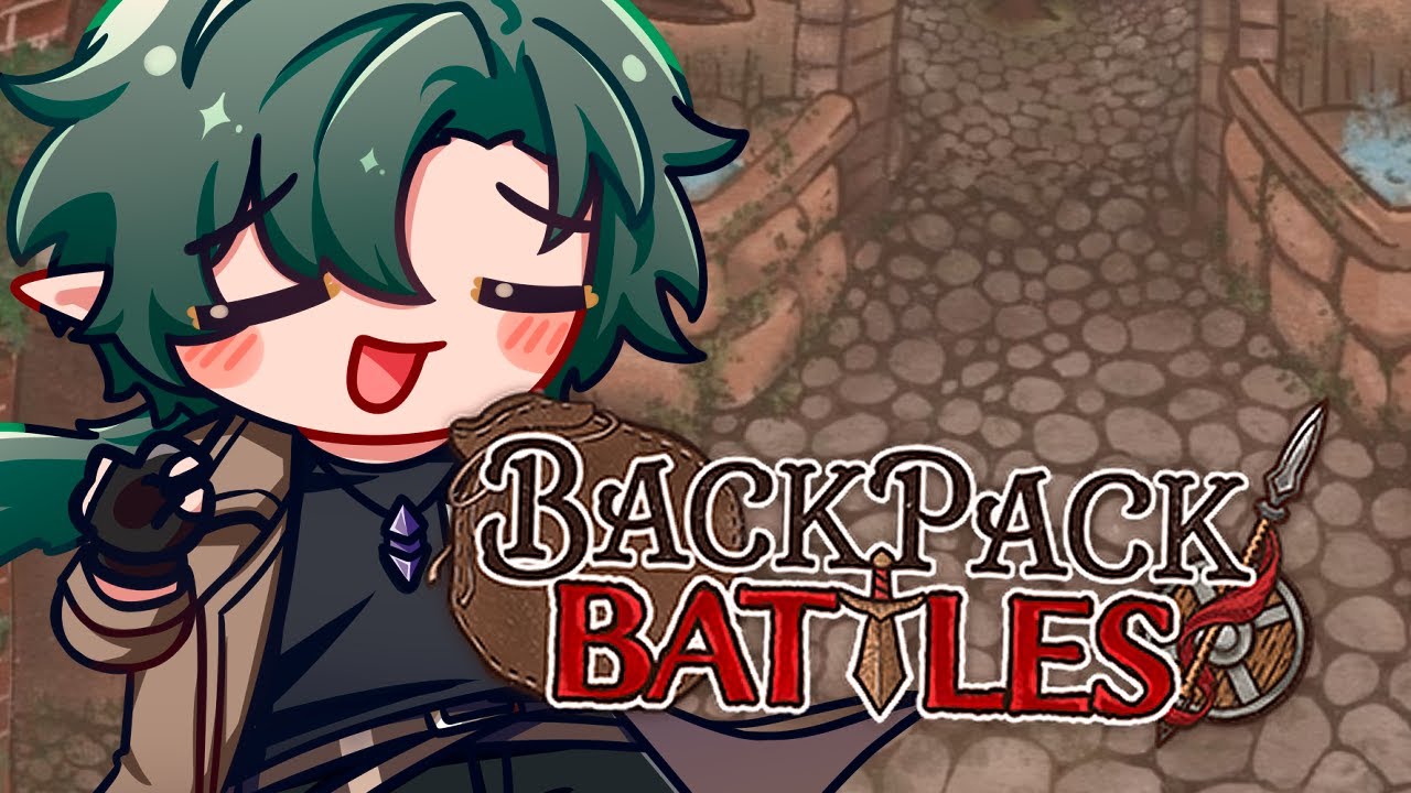 [Backpack Battles] ferret vtuber smacks people with an oversized bag