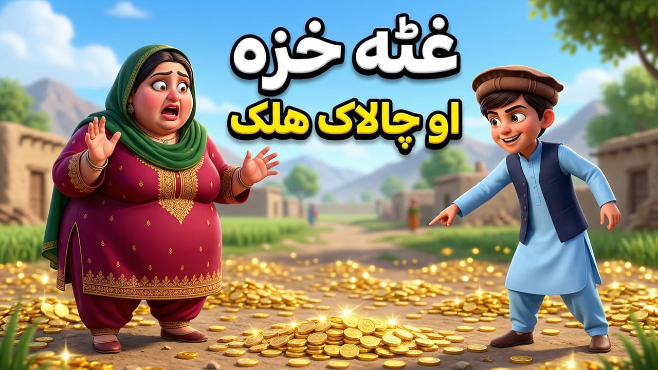 Fat Woman  | غٹ  ښځه | Pashto Cartoon Story | New Story