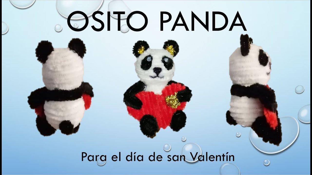 Oso panda #creative #14defebrero #sanvalentin #amor #amoryamistad#manualidadesfaciles